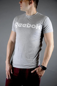 Футболка-рибок сірий M XL