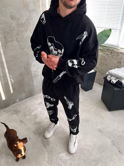 Костюм худі+штани дтф | Зображення 2