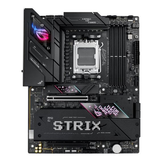 Материнcька плата ASUS ROG STRIX B850-E GAMING WIFI sAM5 B850 4xDDR5 M.2 HDMI DP USB Type-C WiFi BT ATX 90MB1J60-M0EAY0