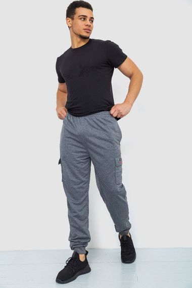 Спорт чоловічі штани, колір сірий, 244R41206 | Зображення 1
