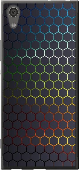Чехол на Sony Xperia XA1 G3112 Переливающиеся соты "498u-964-17620"