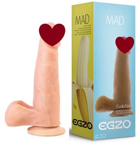 Фалоімітатор EGZO Ciberskin DS001 (18,5 см х 4 см) Sex Aura