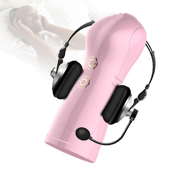 Мастурбатор B - Series Fox Vibrating and Flashing Masturbation Cup, рожевий Sex Aura | Зображення 6