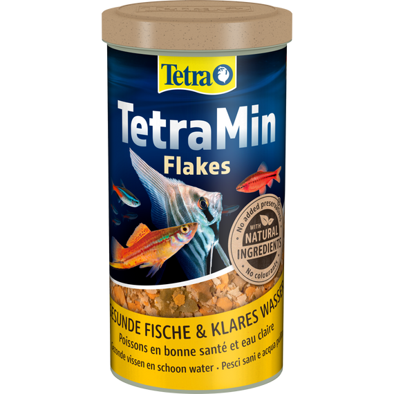 Корм Tetra Min Flakes для акваріумних рибок пластівці 200 г/ 1 л