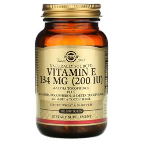 Витамин E Solgar Vitamin E 200 IU 134 mg 100 Softgels