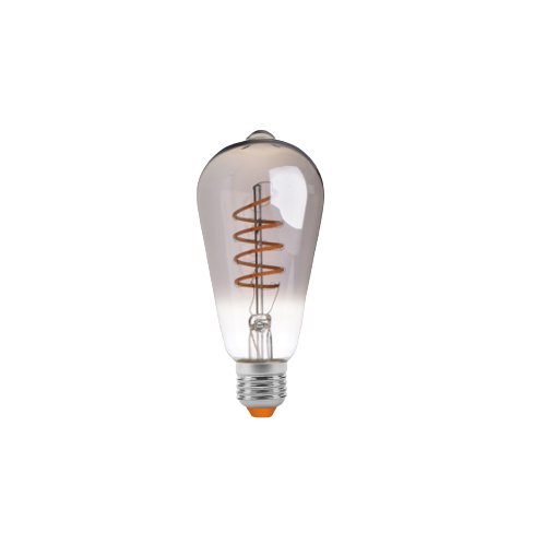 Лампа ST64 4W E27 2100К 220V Filament GD LED Videx | Зображення 1