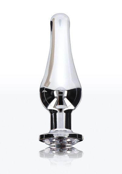 Анальная пробка металлическая TOY JOY Diamond, L, 13 × 9,5 см Sex Aura | Зображення 2