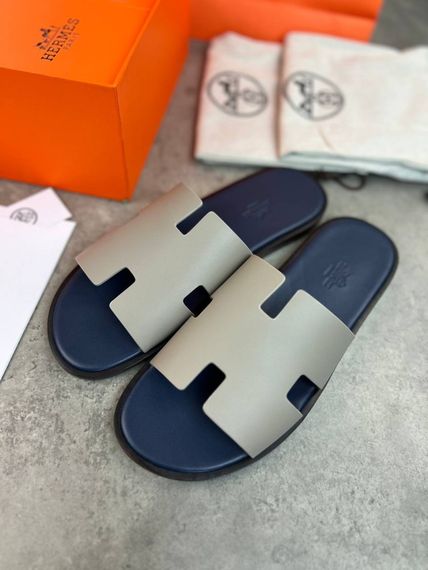 Сланці Hermes Izmir Blanc De Paris/Bleu Celeste чоловічі ob420 | Зображення 2