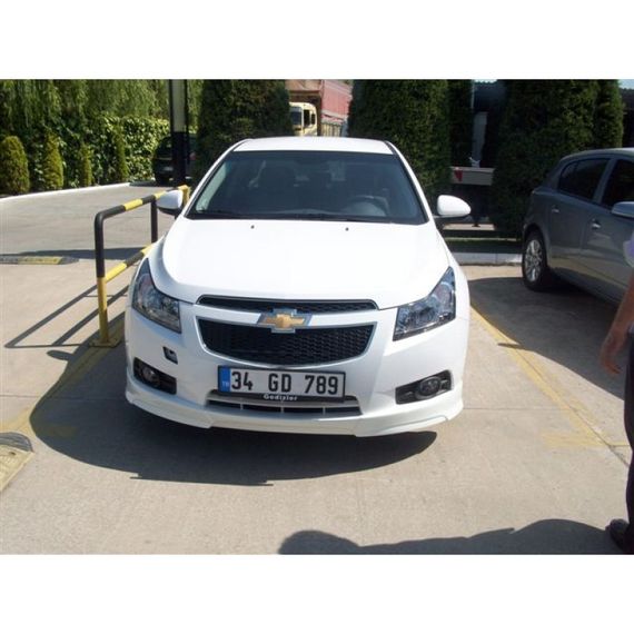 Накладка на передний бампер SD (Meliset, под покраску) для Chevrolet Cruze 2009-2015 гг | Зображення 1