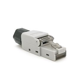 Конектор RJ-45 швидкого монтажу 8P8C UTP Cat-6 (розбірний, безінструментальний) сірий, ціна за 1 шт