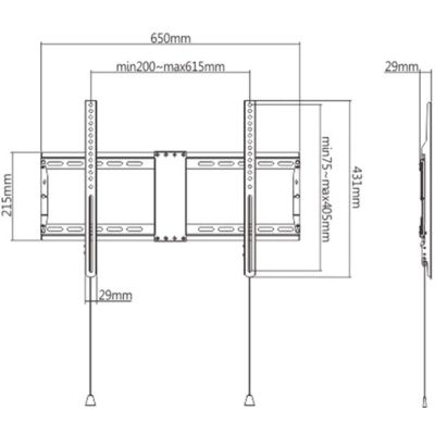Кронштейн Gembird WM-80F-01 | Зображення 1