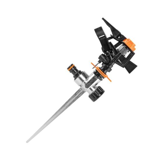 Зрошувач пульсівний Bradas BLACK LINE пластиковий на металевому кілку (ECO-6024K)