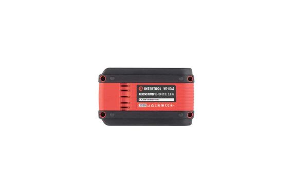 Аккумулятор  Intertool - 20В x 2Ач Li-Ion Storm (WT-0340) | Зображення 4
