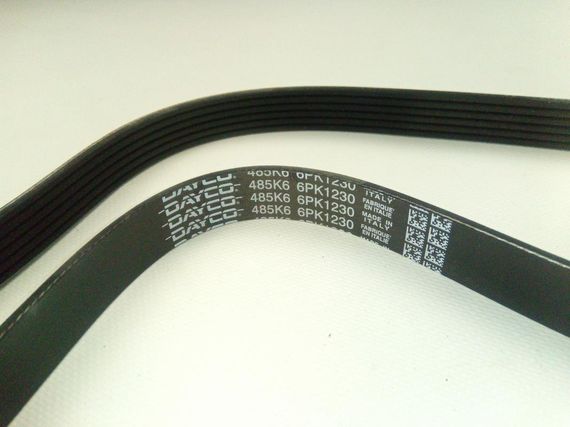 Ремінь генератора струмковий ГАЗЕЛЬ (без ГУР), DAYCO (6PK1230) (406-1308020-14) | Зображення 3