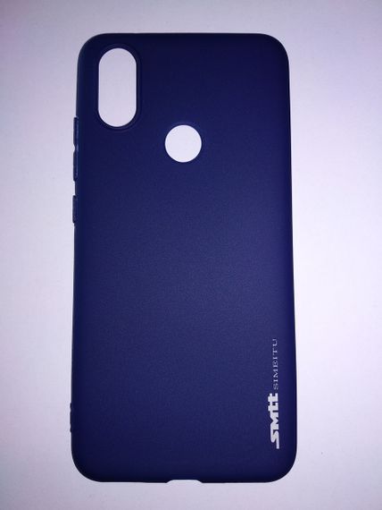 Чохол силіконовий (TPU) SMTT накладка для Xiaomi Mi A2/ Mi 6x Dark blue