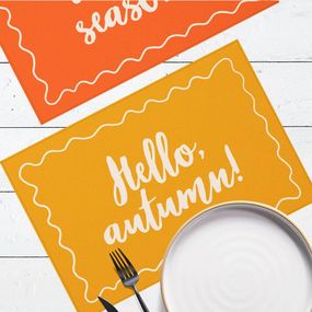 Сервировочная салфетка под тарелку Hello, autumn! 2 шт 40х27 см (SRVS_R_24S001)