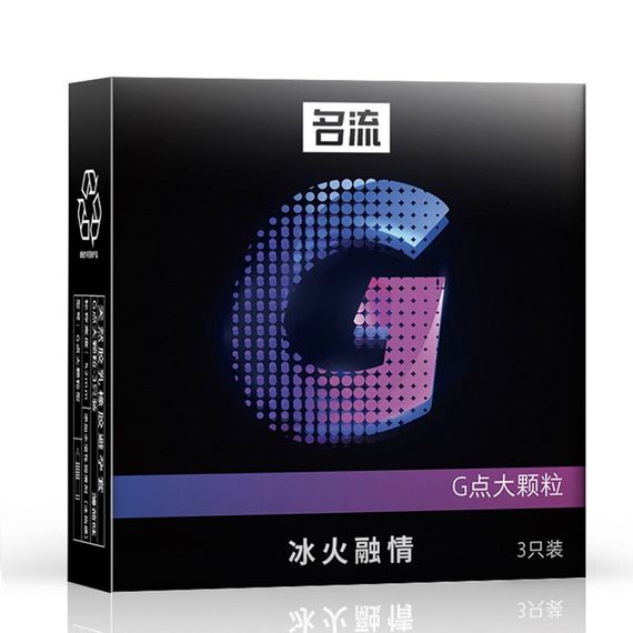 Рельефные презервативы Mingliu G  3 шт. | Зображення 5