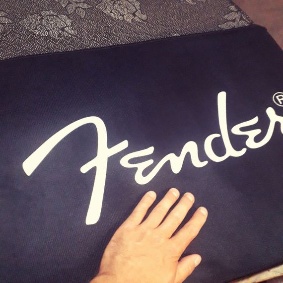 Коврик электрогитара Fender и комбоусиитель ковер 45*70 см | Зображення 4