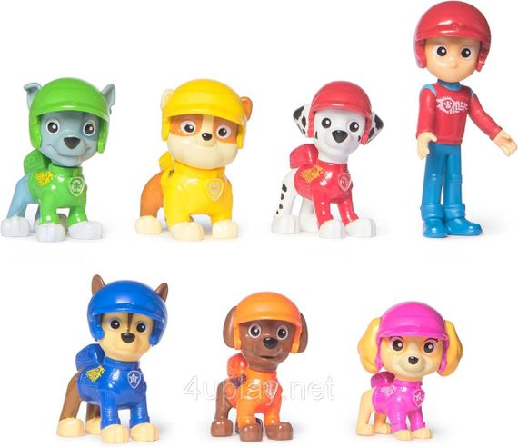 Paw Patrol Rescue Wheels Ігровий набір фігурок Відважна команда серії Мега колеса Щенячий патруль Оригінал | Зображення 3