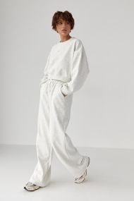 Вільний теплий спортивний костюм - світло-сірий цвет, M/L (є розміри)