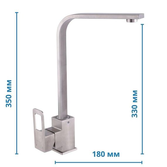 Кухонний змішувач Mixxus FIT 011 (SS2819) | Зображення 1