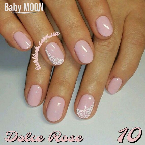 Гель-лак BABY MOON Dolce Rose №10 пильна троянда, 6 мл