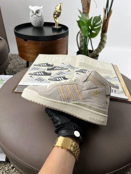 Женские кроссовки Forum 84 Mid Grey Beige  , Вьетнам , весна/лето/осень 39, 	 Весна/Осень | Зображення 3
