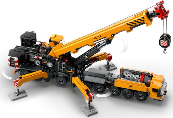 Конструктор LEGO City Жовтий пересувний будівельний кран 60409 | Зображення 9