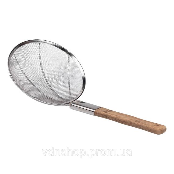 Шумовка "паук" с деревянной ручкой Ø 24 см для фритюра и вока HP-19-19-24CM | Зображення 2