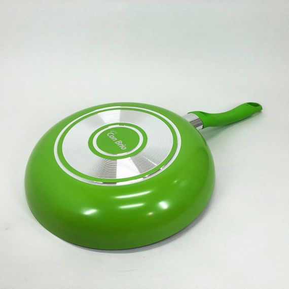 Сковорода з антипригарним покриттям XYLAN Con Brio CB-2614 26 см, сковорода з товстим дном. Колір: зелений | Зображення 1