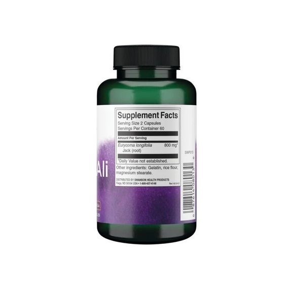 Тонгкат Алі Swanson Tongkat Ali 400 mg 120 caps | Зображення 1