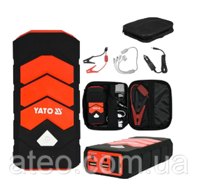 Пусковое Устройство YATO +Повербанк+ Светлодиодний фонарик 3IN1 400A 9000MAH