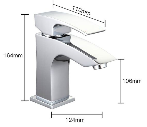 Змішувач для умивальника Gappo Jacob G1007 | Зображення 1