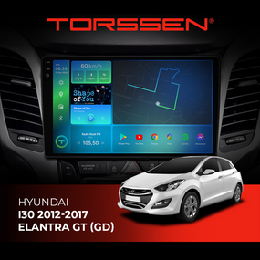 Штатна магнітола Torssen 2K Hyundai I30 12-17/Elantra GT (GD) FL9 4+64Gb 4G Carplay DSP