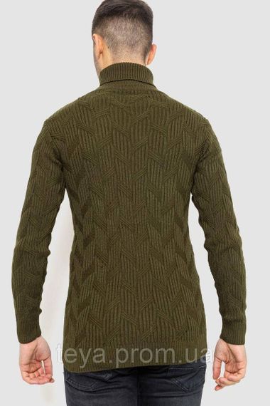 Светр чоловічий, колір хакі, розміри XL, XXL FA_001062 | Зображення 3