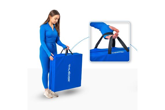 Матрац гімнастичний THUNDER MG-02, 180 х 60 х 5 см, синій (MG-02-BLUE) | Зображення 3