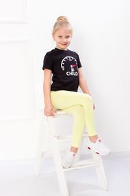 Лосини для дівчинки Носи своє 140 Жовтий (p-3485-68875)