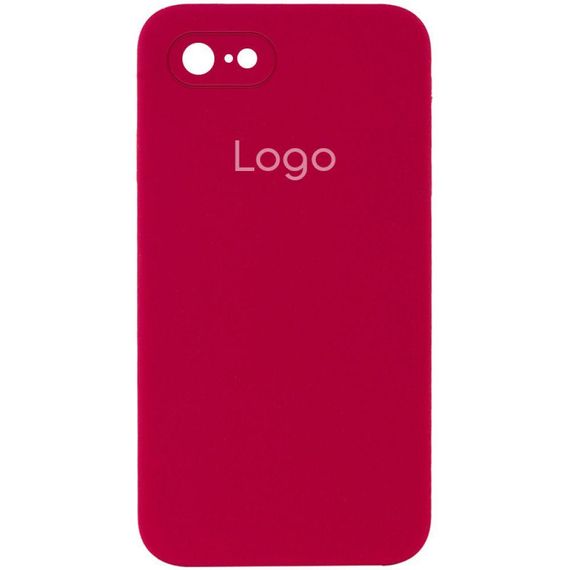 Чохол Silicone Case Square з повним захистом камери для iPhone 7/8/SE 2020 Колір 01.Mint | Зображення 4