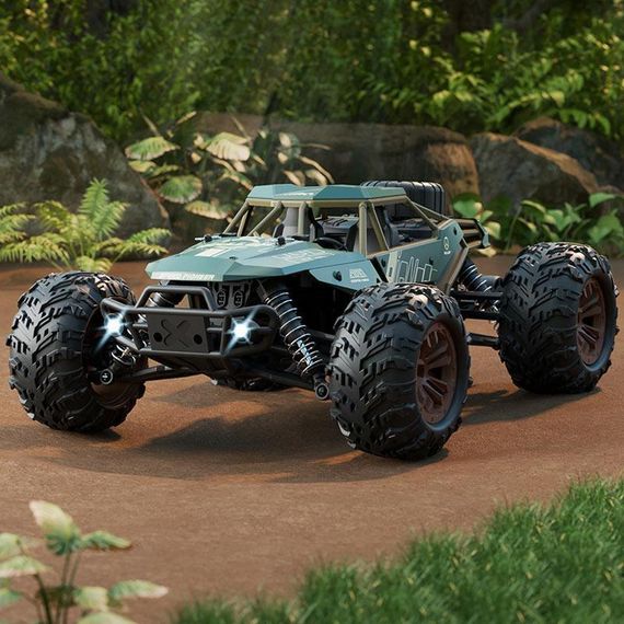 Машинка на радіокеруванні SCHE HW8809 Four-wheel drive high-speed Green | Зображення 1