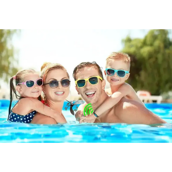 Дитячий браслет від комарів і комах, силіконовий відлякувач комарів, водонепроникний браслет | Зображення 8