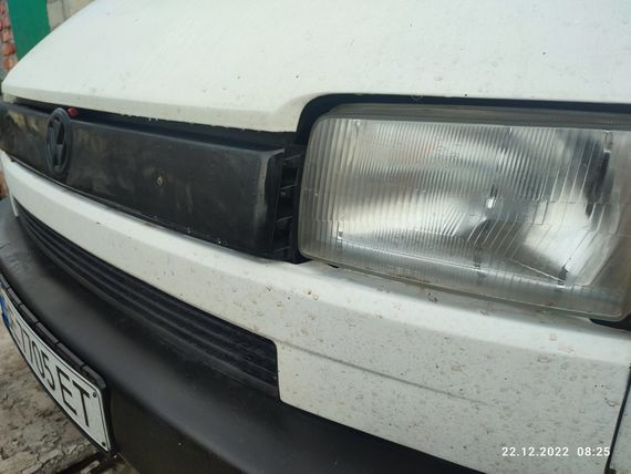 Зимова верхня накладка на решітку Глянсова на пряму морду для Volkswagen T4 Transporter | Зображення 3