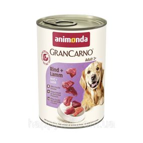 Влажный корм для собак Animonda GranCarno Adult с говядиной и ягненком — консервы 400 г