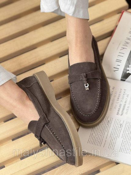 Женские лоферы seanly grey ДЛ7298 | Зображення 4