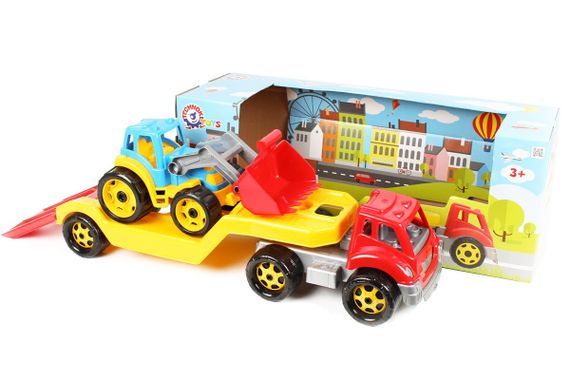 Трейлер з трактором Технок T-3916 21х24х65 см