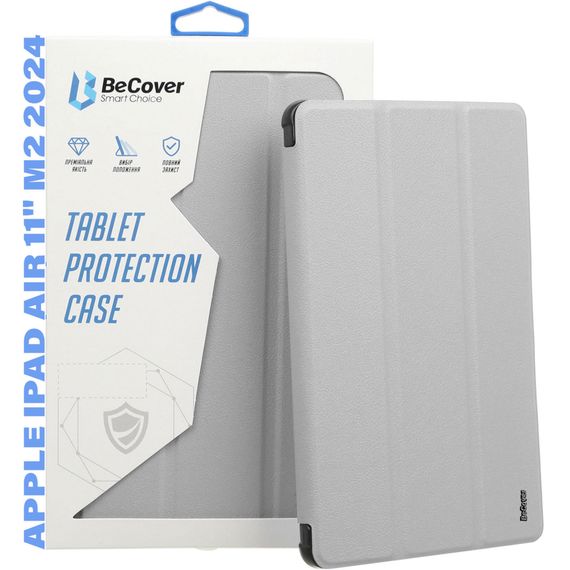 Чохол до планшета BeCover Soft Edge TPU Apple iPad Air 11" M2/M3 (2024/2025) Gray (711705) | Зображення 5