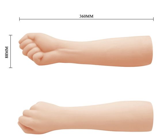Фалоімітатор для фістингу у вигляді руки - Iron Fist 14 " Long Realistic, BW - 007039R sexstyle | Зображення 6