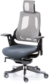 Крісло офісне Wau slatеgrеy fabric, snowy nеtwork