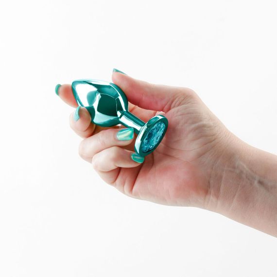 Анальна пробка NS Novelties Rear Assets — Medium — Teal Sex Aura | Зображення 1
