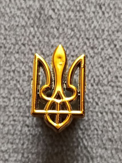 Значок Герб Украины / золото