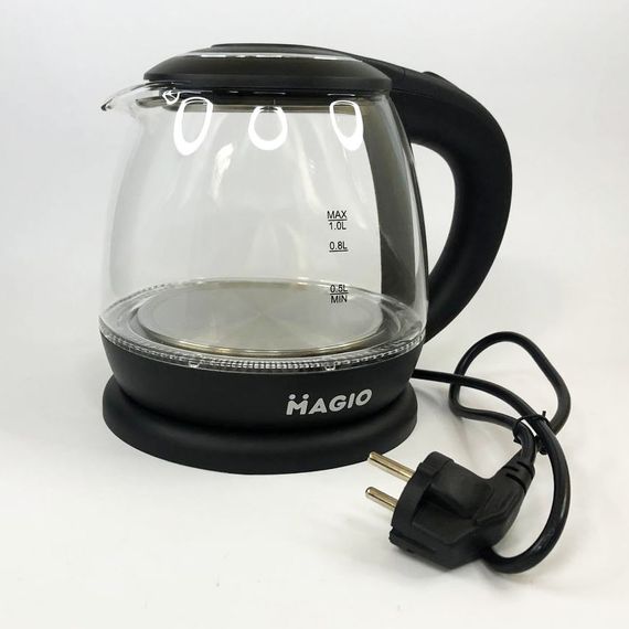 Електрочайник Magio MG-496 1 л 900 Вт, Якісний електричний чайник для дому, Гарний електрочайник | Зображення 4